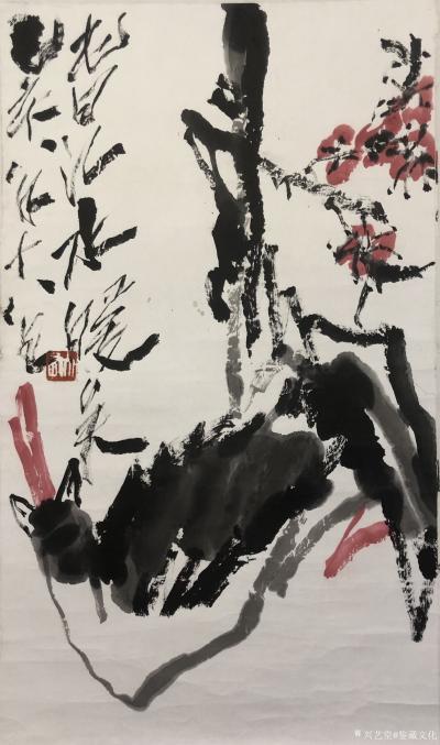 鉴藏文化收藏-崔大有（石缶）己亥年花鸟画作品欣赏【图40】