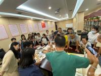 艺术家阎敏生活:宜春美术馆，版画讲座。【图1】