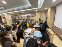 艺术家阎敏生活:宜春美术馆，版画讲座。【图2】