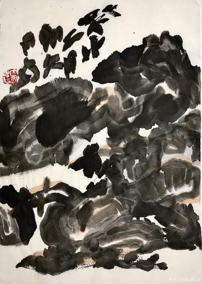 鉴藏文化收藏-崔大有（石缶）2023年山水画新作分享【图37】