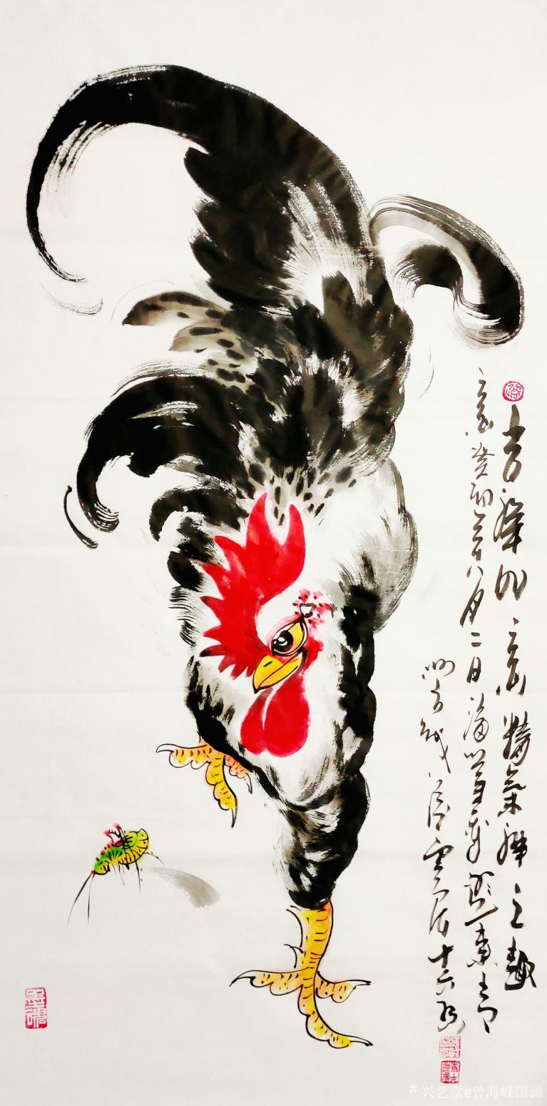 曾海峰国画国画作品《吉祥如意》