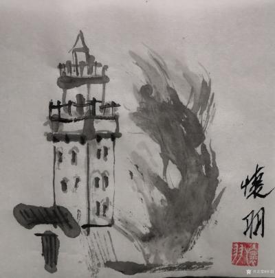 怀羽日记-怀羽 中国画  水墨画 国画  大写意画【图6】