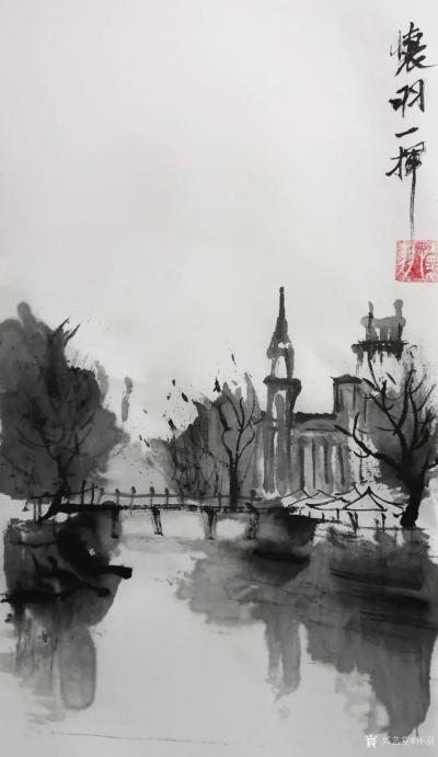 怀羽日记-怀羽 中国水墨画  水墨画 中国画【图2】