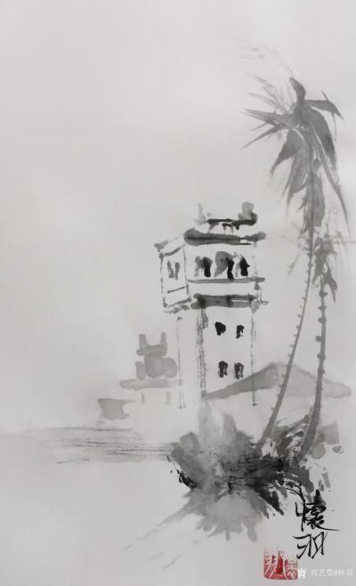 怀羽日记-怀羽 中国水墨画  水墨画 中国画【图3】