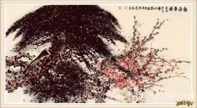 叶仲桥生活-原駐港部队副司令員陈维展将军为我題《仲桥植牡丹》，给我鼓励。【图6】