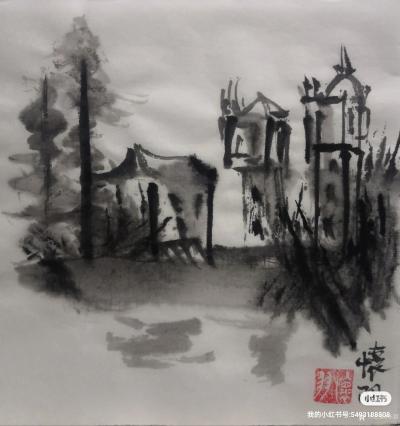 怀羽日记-怀羽水墨画  中国画  大写意画【图4】