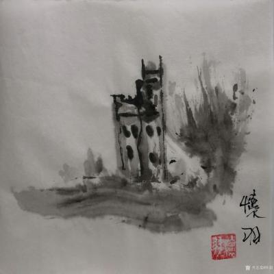 怀羽日记-怀羽水墨画【图7】