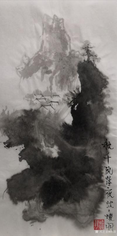 怀羽日记-怀羽水墨画中国画水墨碉楼【图5】