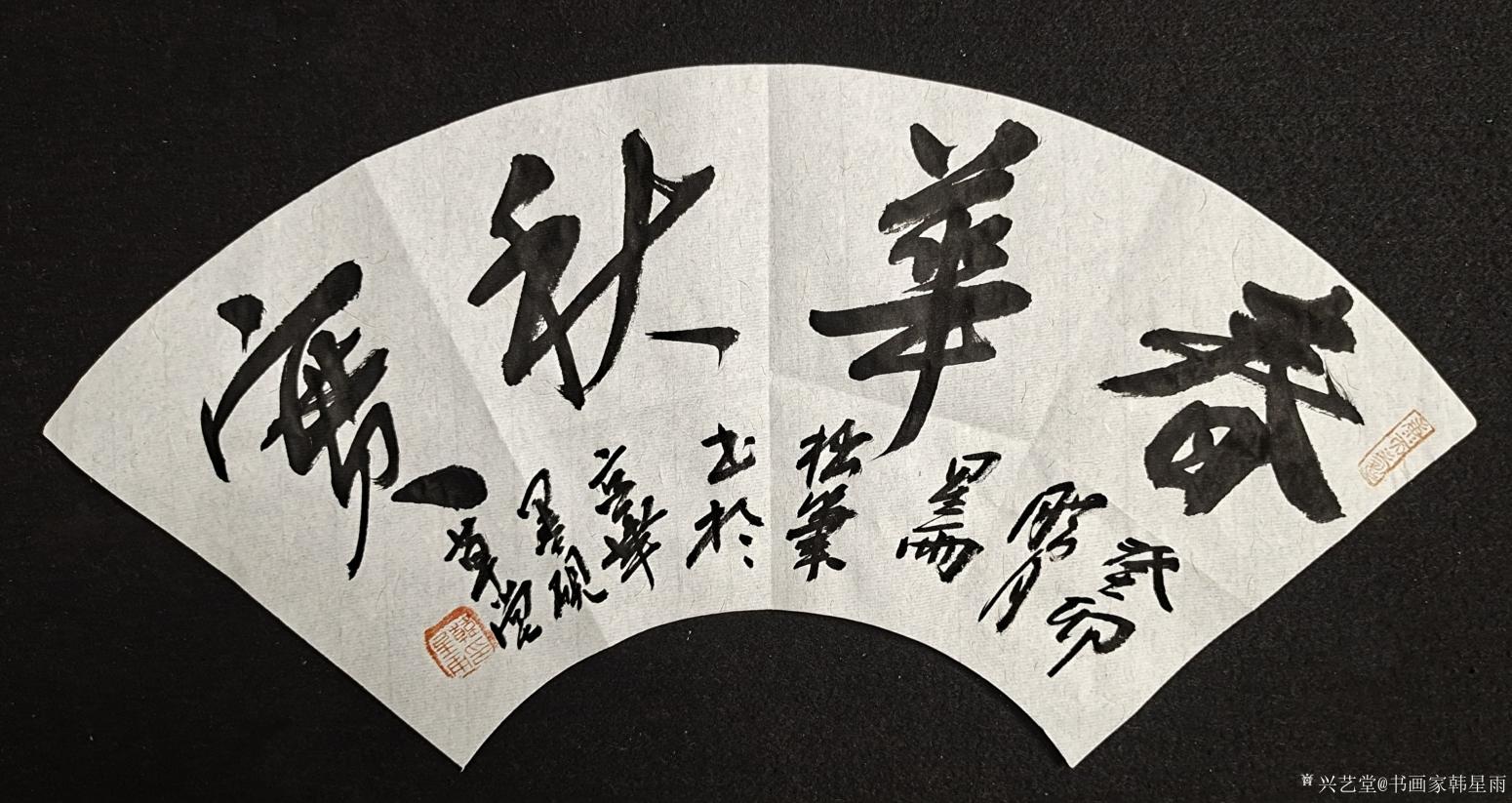 书画家韩星雨书法作品《春华秋实》