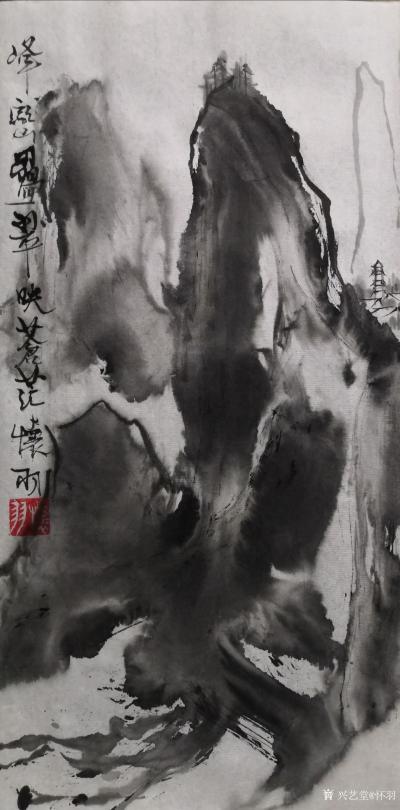 怀羽日记-黄仍彬，这位才华横溢的画家，以其对中国传统水墨画的深刻理解和精湛技艺，创作出了一【图1】