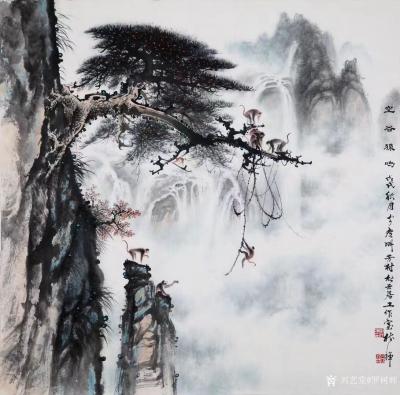 罗树辉日记-前几天有朋友问我，有没有计算过，有猴子元素的国画作品一共画过多少幅？这两天抽空计【图1】