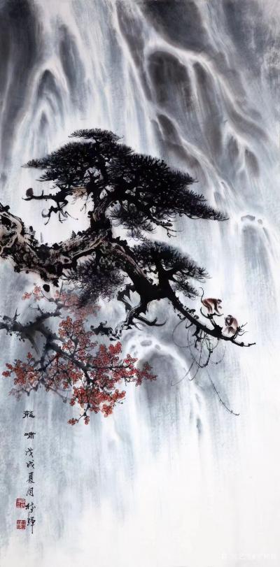 罗树辉日记-前几天有朋友问我，有没有计算过，有猴子元素的国画作品一共画过多少幅？这两天抽空计【图5】