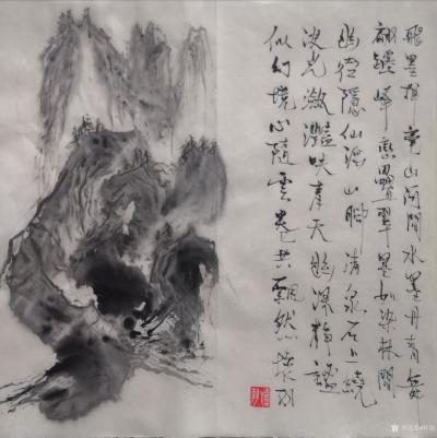 怀羽日记-怀羽黄仍彬这位男性艺术家在平衡不同大师的技法创新方面，展现出了其独特的艺术智慧。【图1】