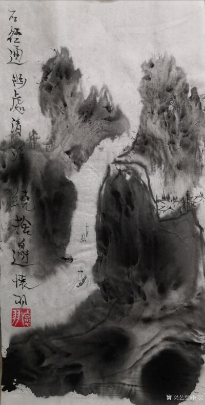 怀羽日记-怀羽的画作中，确实有许多独特的笔触技巧。

首先，他善于运用横扫的笔触，这种【图8】