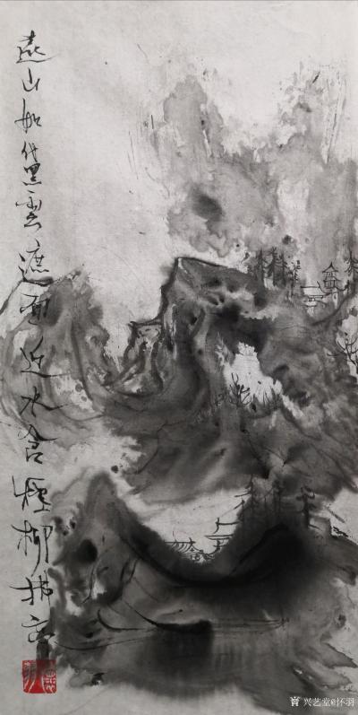 怀羽日记-怀羽黄仍彬对徐渭艺术风格的分析非常深入和细致。

首先，他关注到徐渭一生坎坷【图7】