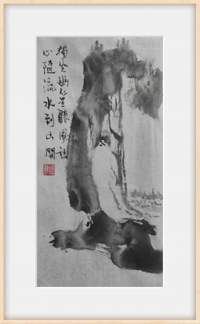 怀羽日记-怀羽在墨色运用上的独特性，主要体现在以下几个方面：

一、精准控制墨色的浓淡【图1】