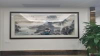 艺术家谭松涛日记:出售的海珠区南洲凤城小厨酒店国画山水画作品。【图0】