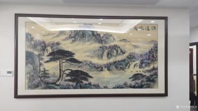 谭松涛日记-出售的海珠区南洲凤城小厨酒店国画山水画作品。【图2】