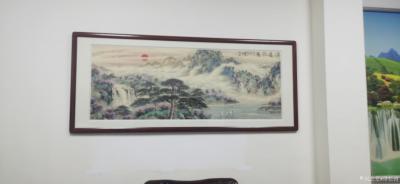 谭松涛日记-出售的海珠区南洲凤城小厨酒店国画山水画作品。【图3】