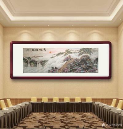 谭松涛日记-近来的一些国画山水花鸟画新作品。【图4】