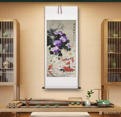 谭松涛日记-近来的一些国画山水花鸟画新作品。【图7】