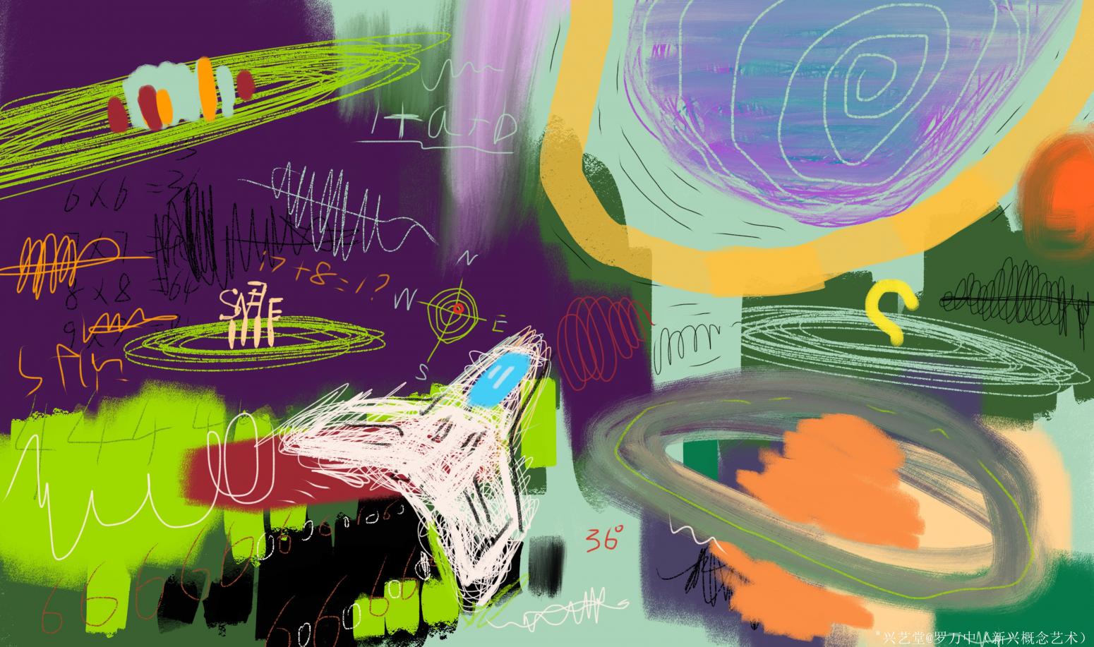 罗万中（新兴概念艺术）油画作品《星际迷航系列（美国）》