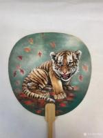 艺术家王振立日记:最近画的几幅小老虎摆台【图0】