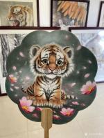 艺术家王振立日记:最近画的几幅小老虎摆台【图1】