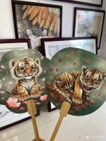 艺术家王振立日记:最近画的几幅小老虎摆台【图2】