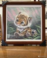 艺术家王振立日记:最近画的几幅小老虎摆台【图5】