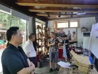 艺术家刘开豪日记:2024年9月20日湖南省书协副主席，省书法院副院长倪文华来【图1】