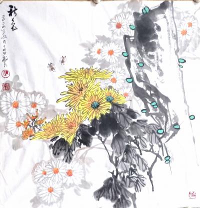 13807403891日记-我欠秋天一首诗，秋天欠我菊花池。中秋节过了，依旧暑热，菊花何在？我有丹青。【图13】