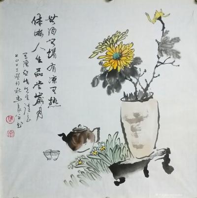 13807403891日记-我欠秋天一首诗，秋天欠我菊花池。中秋节过了，依旧暑热，菊花何在？我有丹青。【图16】