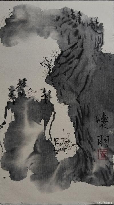 怀羽日记-徐渭，这位明代杰出的书画家、文学家，以其独特的大写意画风和笔墨技法在中国艺术史上【图1】