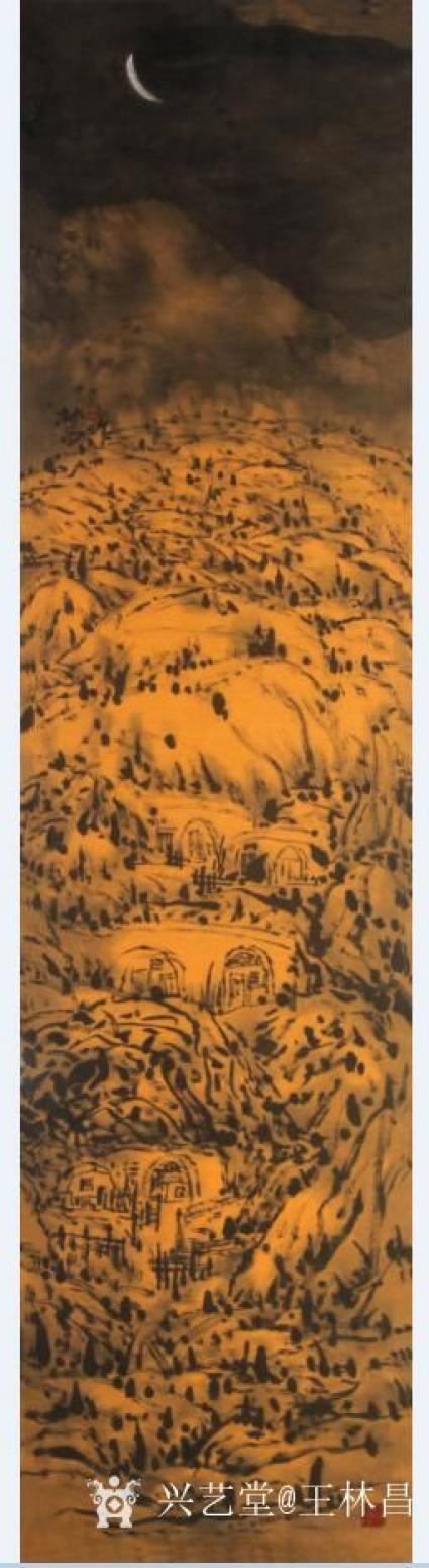 王林昌国画作品《《问心》》【图1】