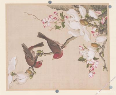 小鱼有好物日记-朗世宁　“乾隆皇帝大阅图”、“锦春图”、“海棠玉兰图”、“牡丹图”、“芍药图”、【图3】