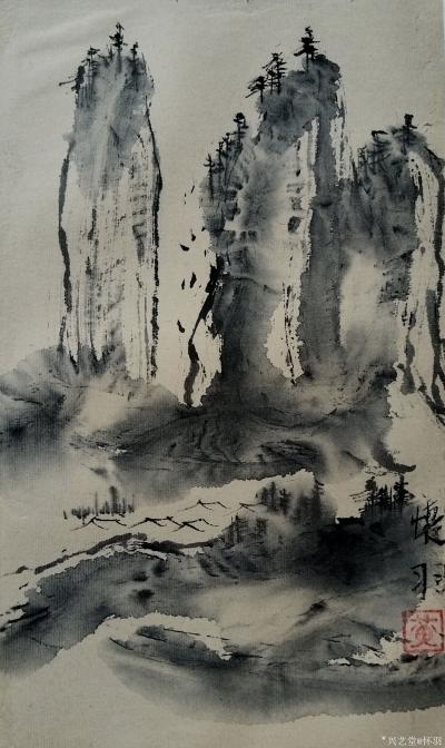 怀羽日记-黄仍彬水墨技法的创新性研究



黄仍彬，作为当代水墨画坛的杰出代表，以【图1】