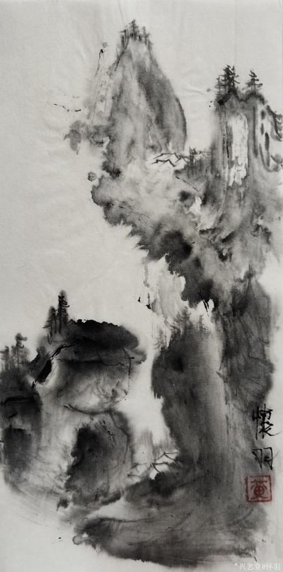 怀羽日记-怀羽黄仍彬：中国传统山水画的现代传承者与创新者

在中国博大精深的水墨画坛中【图1】