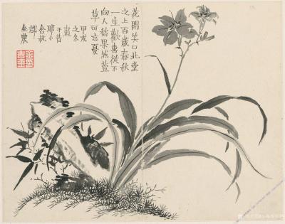 小鱼有好物日记-清-金农-杂画【图8】