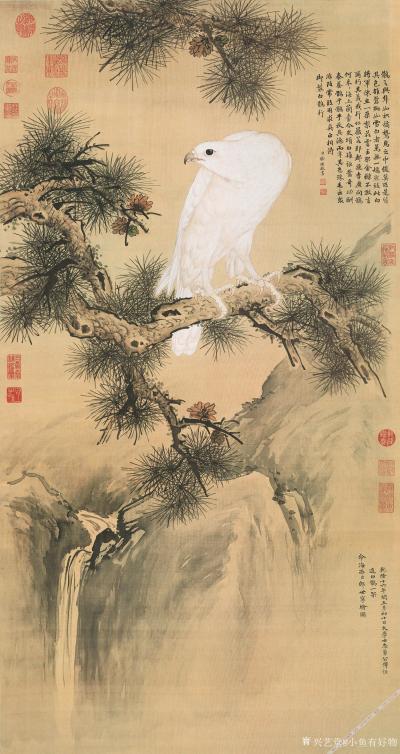 小鱼有好物日记-雍正读书像 白鹰图【图2】