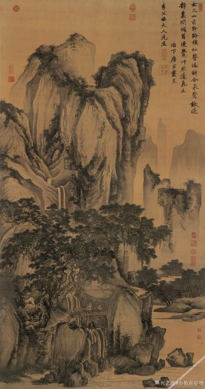 小鱼有好物日记-明-唐寅-步溪图-柴门掩雪图-风竹图-宫妓图-古木幽篁图-骑驴归思图-山路松声图【图7】