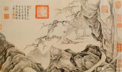 小鱼有好物日记-明-唐寅-画山水人物册【图1】