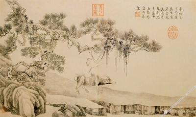 小鱼有好物日记-明-唐寅-画山水人物册【图2】