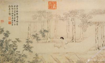 小鱼有好物日记-明-唐寅-画山水人物册【图7】