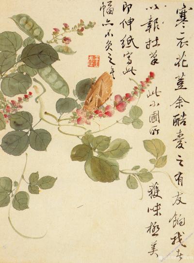 小鱼有好物日记-清-王武-花卉册【图6】