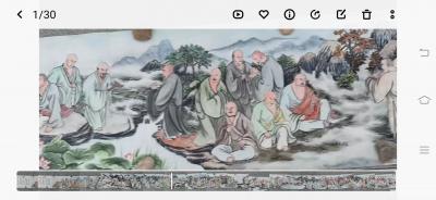 顾顺强视频-<br>这是一幅前无古人的四季罗汉长卷【图5】