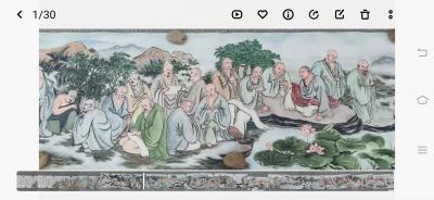 顾顺强视频-<br>这是一幅前无古人的四季罗汉长卷【图7】