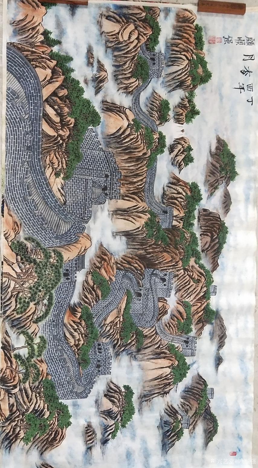顾顺强国画作品《顾顺强》
