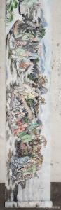 顾顺强国画作品《顾顺强罗汉长卷局部图》价格0.00元