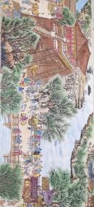 顾顺强国画作品-《顾顺强长卷》